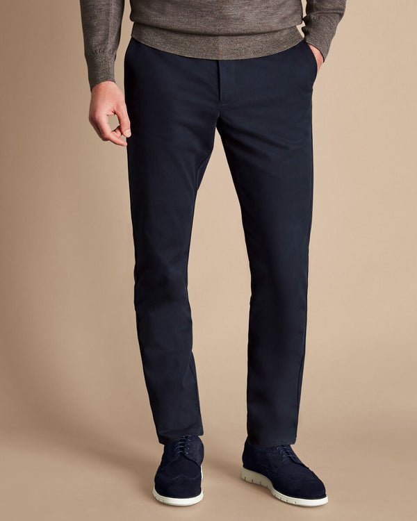 Navy Slim Fit Ultimate non iron Chino